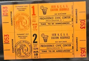 1978 NCAA Eastern Regionals Ticket - Picture 1 of 2