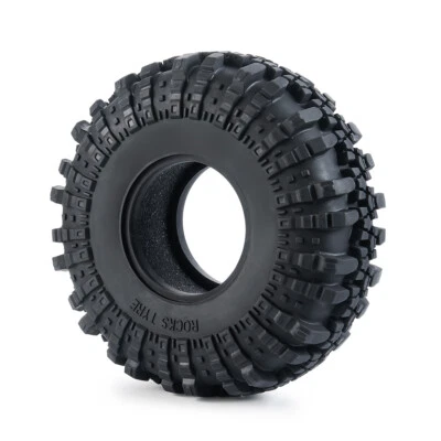 1/4X 2.2" Gummireifen Radreifen 137mm für 1/10 RC Crawler SCX10 90046 TRX-4 D90 - Bild 1 von 4