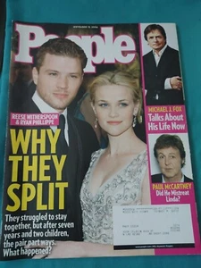 People Magazine November 2006 - Reese Witherspoon - Michael J Fox - Paul McCartney - Bild 1 von 9