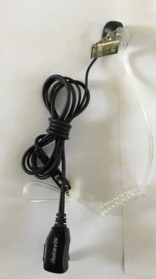 Retevis Earpiece for Walkie Talkies 2 Prong Plug W/Mic & Headset Used———10 - Image 1 of 2