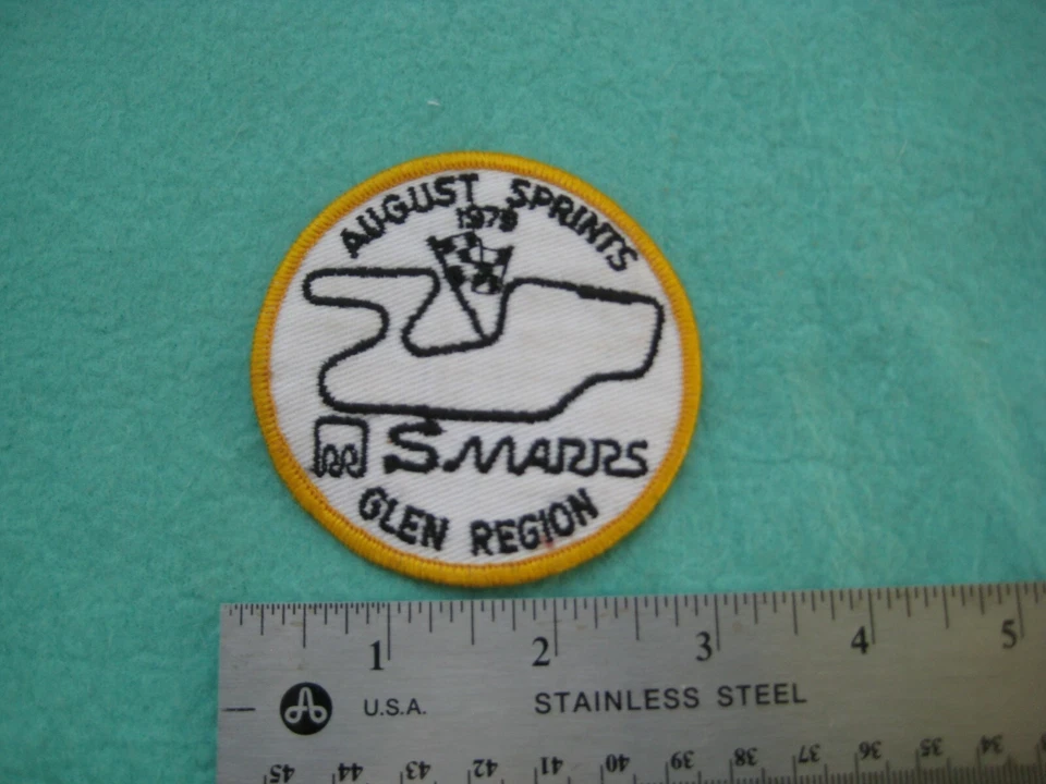 Vintage SCCA Sports Car Club Of America Smarrs Glen Region 1979 Patch - Image 1 of 1