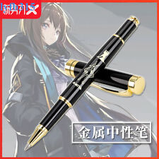 Arknights Amiya Anime Student stationery Metal Signature Pen Gel Pen Gift