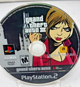 Grand Theft Auto III GTA 3 (PS2, 2003) Playstation 2 Disc Only No Tracking #C69 - Picture 1 of 3