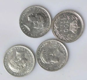 Portugal 100 reis 1910 silver UNC - Picture 1 of 2