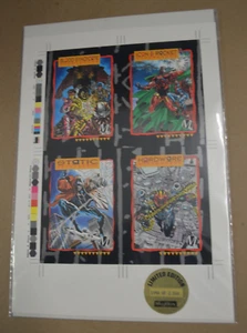 SKYBOX MILESTONE THE DAKOTA UNIVERSE LIMITED EDITION DEALER PROTOTYPE SHEET MINT - Bild 1 von 2