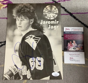 Jaromir Jagr Signed Autograph Auto 8x11 Photo Magazine Page Penguins JSA COA - Picture 1 of 1