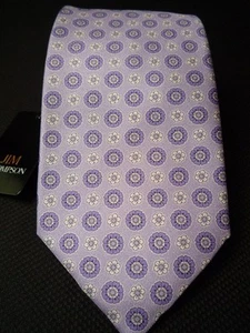 Jim Thompson Neck Tie Thai Silk Men Accessories Vintage Classic Purple - Picture 1 of 3