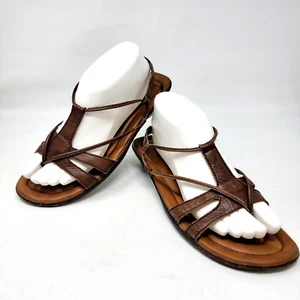 Sandalias B.O.C para mujer 9 MW EE. UU./40,5 UE marrón Rianne con tira trasera DEFECTOS - Imagen 1 de 17