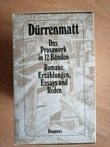 DÜRRENMATT    Prosawerk in 12 Bänden in Kassette     Diogenes - Bild 1 von 5
