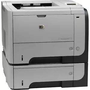HP P3015dn LaserJet Printer LAN USB 2.25" LCD 500-Sheet Tray Duplex Toner CE528A - Picture 1 of 7