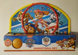 New Paw Patrol Basketball Set - Nickelodeon - Hoop, Net, Hangar & Ball. - Picture 1 of 5