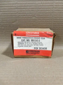 NEW CHROMALOX EMERSON BB-S-K-5 PCN203458 Thermostat Single Pole AK - Picture 1 of 4