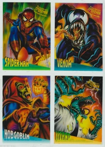 Fleer Ultra Spider-Man 1995 Premiere Clearchrome Chase Set (10) - Imagen 1 de 2