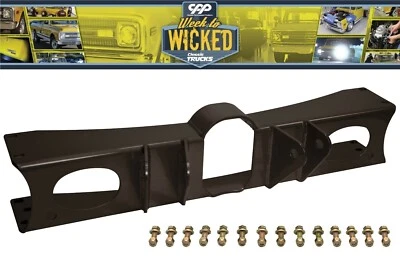 1963-72 CHEVY C10 GMC TRUCK CPP DROP CENTER CROSSMEMBER BLACK POWDER COAT - Image 1 of 4