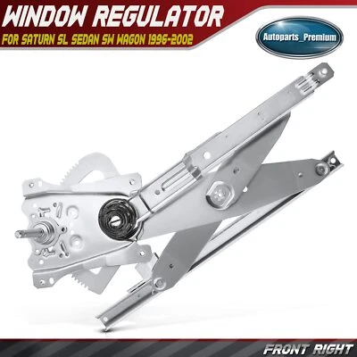 Manual Window Regulator for Saturn SL SL1 SL2 96-02 SW1 96-99 SW2 Front Right RH - Image 1 of 4