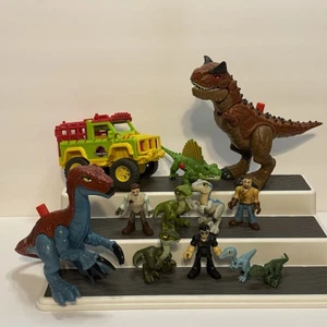 Imaginext/PH Jurassic Park World Dinosaur Truck with Figures & Dinos - Picture 1 of 6