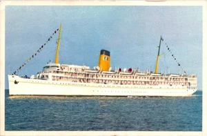 Postcard Ship Blank Back SS Florida F& O Steamship Co. Miami FL - Picture 1 of 2