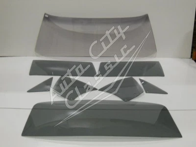 Buick Olds Pontiac 1964 2 puertas techo rígido vidrio parabrisas puerta de ventilación Qtr trasero gris Foto 1 de 4