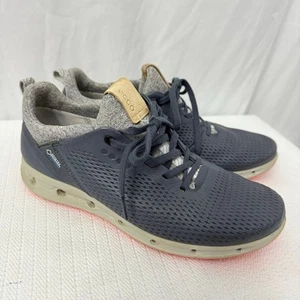 Ecco Golf Shoes Women's 6-6.5 Cool Pro GoreTex Yak Leather Blue Spikeless 37 - Picture 1 of 10