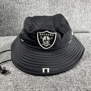 New Era NFL19 Training Camp Oakland Raiders Bucket Hat Black OSFA - Picture 1 of 6