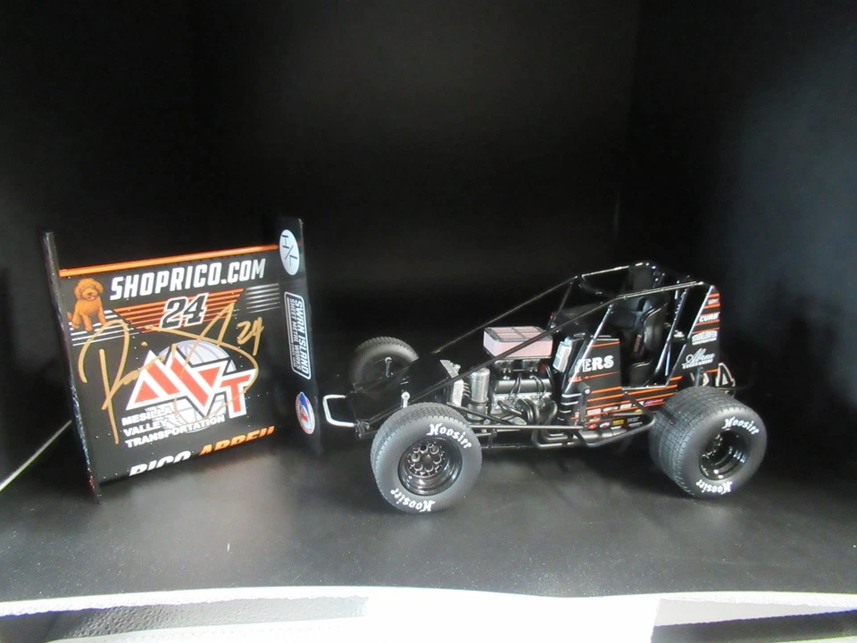 RARE RICO ABREU WHISKEY MYERS EAST TEXAS HOTROD 1 18 ACME SPRINT CAR A1825000