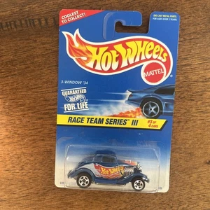 1996 HOT WHEELS 3 WINDOW '34 COLLECTOR #535 1/64 RACE TEAM SERIES 3 # 3 OF 4 - Bild 1 von 2