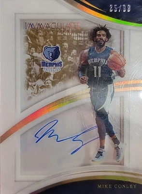 2017 Panini Immaculate Collection Shadowbox Signatures#SS-MCL Mike Conley - Image 1 of 4