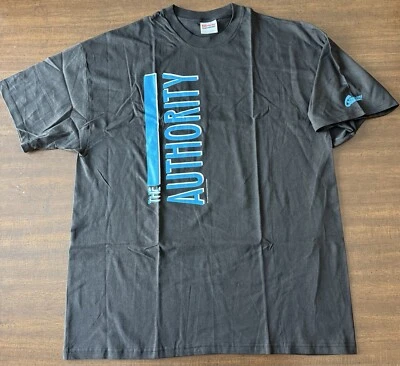New T-Shirt XL The Authority 2001 Adult Black Graphitti Designs Wildstorm Logo - Image 1 of 4
