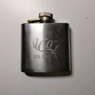 🦅FIASCHETTA Borraccia FERNET BRANCA 160 anni in acciaio inox VINTAGE Fiasco