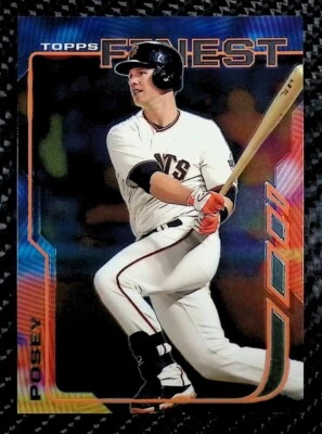Buster Posey - 2014 Topps Finest #12  - Giants - Image 1 of 3
