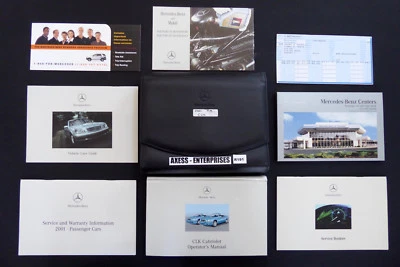 Mercedes A208 2001 CLK CLK430 CLK430 descapotable manuales del propietario conjunto de libros de operador Foto 1 de 4
