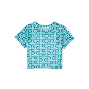 Nik and Leksi Girls Printed Mesh Top with Layering Light Blue Tanks Size L - Picture 1 of 3