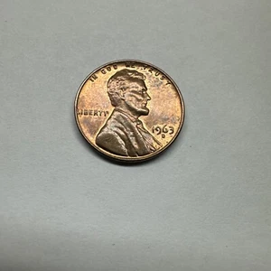 1963 D Lincoln Memorial penny Beautiful Very Pronounced Coin RD Collector Cent! - Picture 1 of 10
