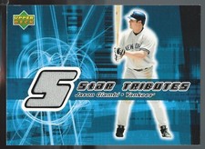 Jason Giambi 2002 Upper Deck Rookie Update Star Tributes Card# ST-JG