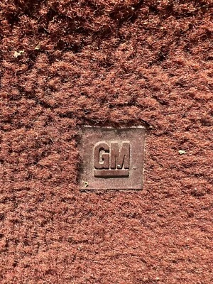 Juego De Colección De 2 Alfombrillas GM General Motors Marrón Foto 1 de 4