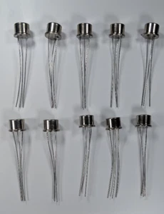 Transistor de potencia 2N5784 (paquete de 10) cables largos 65V 3.5A NPN BinH10 - Imagen 1 de 1
