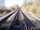 Photo 6x4 Railway to Yalding Branbridges As seen from level crossing in b c2009