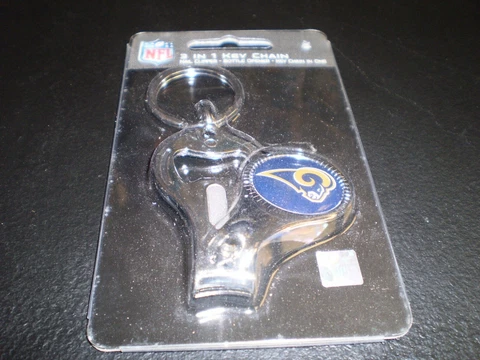 NFL  St Louis Rams  3 in 1 Keychain Nail Clipper Bottle Opener Free Shipping Cover
