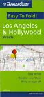 Los Angeles & Hollywood, California, Easy-to-fold, Street Map, by Rand McNally