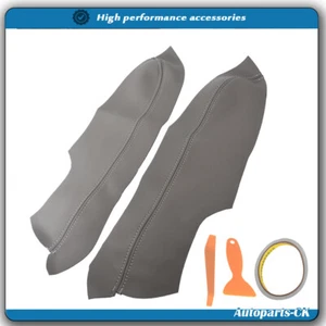 NUEVO Paneles de puerta reposabrazos sintético apto para 06-11 Honda Civic Sedán cubierta de cuero - Imagen 1 de 10