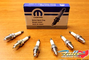 2002-2012 Dodge Dakota Jeep Grand Cherokee Set Of Six (6) Spark Plugs OEM Mopar - Picture 1 of 5