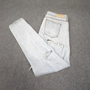 IRO Jeans Womens 27 Blue Denim distressed Relaxed Straight Pants Size 27x28 - Picture 1 of 13