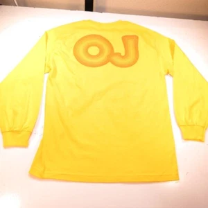 NUEVA CAMISETA NHS OJ SKATE PATINETA RUEDAS MANGA LARGA PARA HOMBRE S AMARILLA - Imagen 1 de 5
