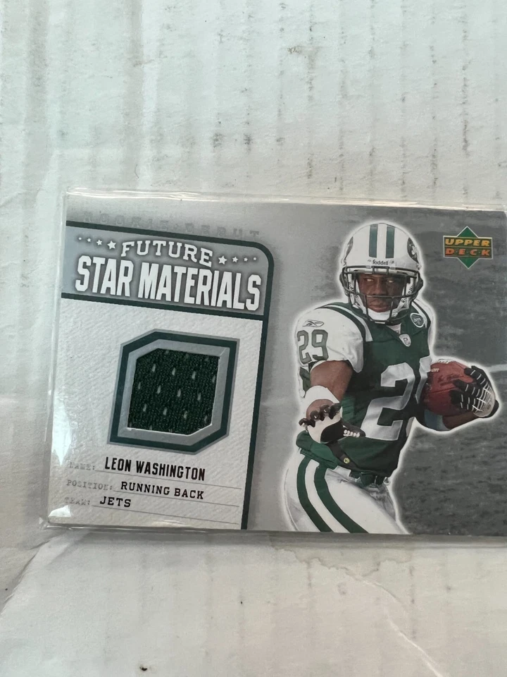Leon Washington 2006 Future Star Materials Jersey Card #FSM-LW - Image 1 of 1
