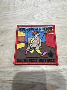 BSA 2005 Box Car Derby Wachusett District  Patch - Picture 1 of 6