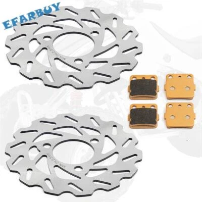 Pastillas de rotores de disco de freno delanteras para Honda TRX 400EX 400X TRX400EX TRX400X 1999-2014 Foto 1 de 4