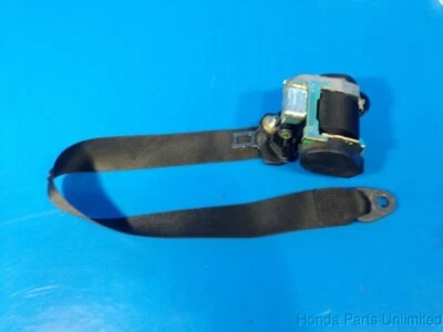 Cinto de segurança 00-04 Benz SLK320 SLK230 OEM lado direito do passageiro preto R170 - Imagem 1 de 2