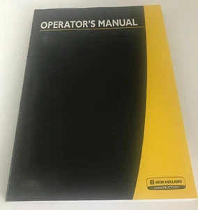 NEW HOLLAND CE FIAT ALLIS FB7 BACKHOE LOADER OPERATOR`S MANUAL - Picture 1 of 1