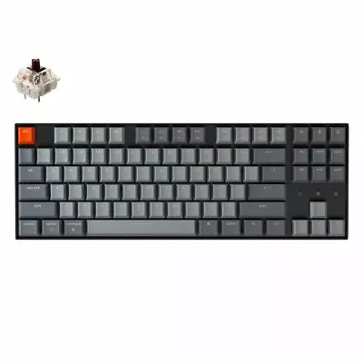 Keychron K8 Wireless Bluetooth Mechanical Keyboard White Backlight 87 Keys New - Image 1 of 4
