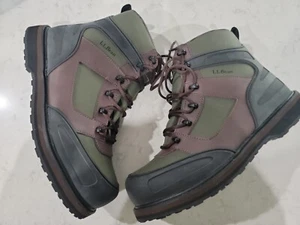 LL Bean Wading Boots Mens Size 11 Waterproof River Studded - Picture 1 of 10